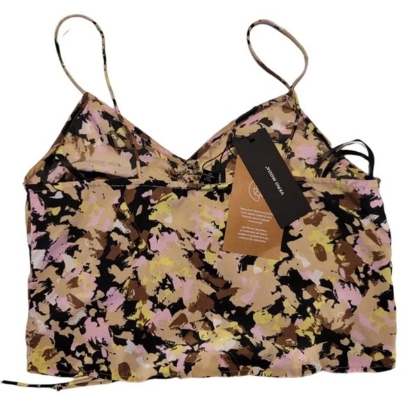 VERO MODA Chaddie Camisole In Black Aop Brigitta - Picture 5 of 6